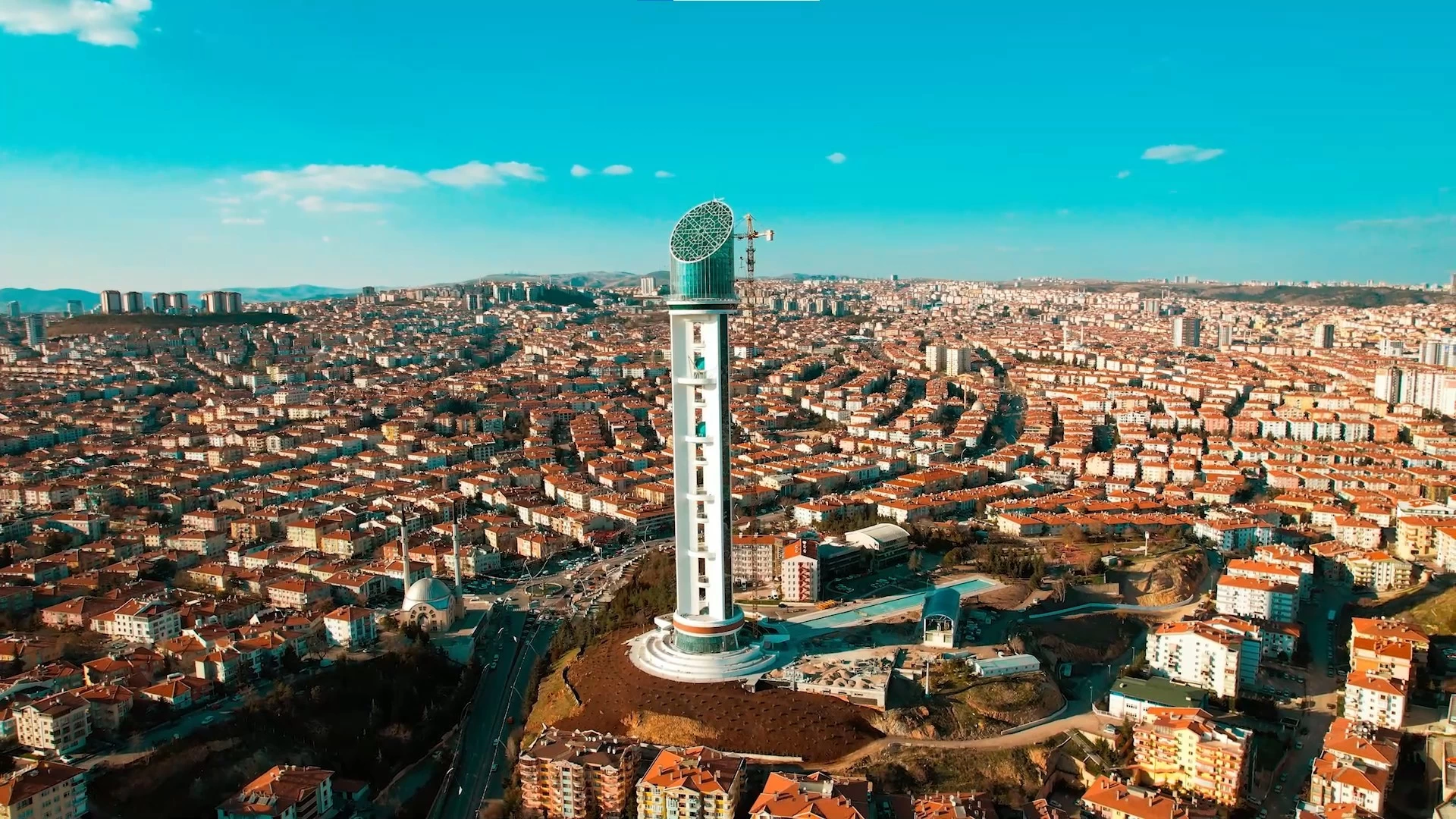 Ankara'da dağcılar Keçiören Kulesi'ne tırmandı! Adrenalin dolu anlar - Resim : 2