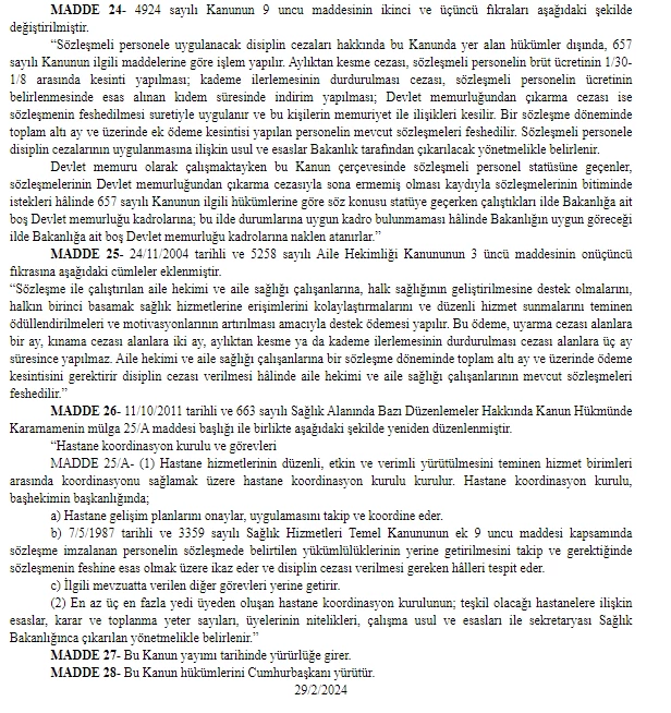 Sağlık Bakanlığı Resmi Gazete'de ilan etti 36 bin personel alınacak! - Resim : 2