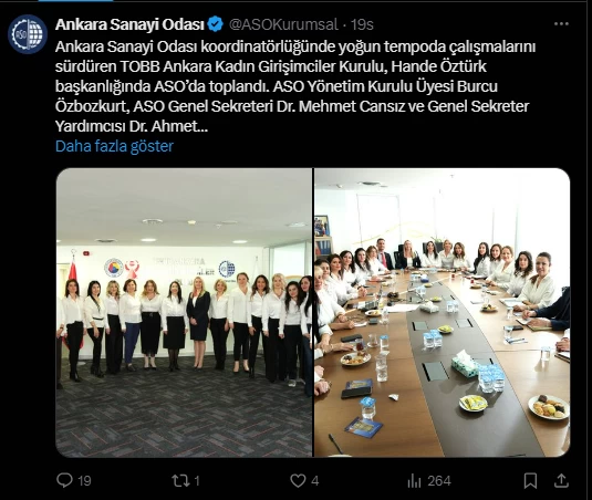 ASO'da TOBB Ankara Kadın Girişimciler Kurulu toplantısı yapıldı! - Resim : 2