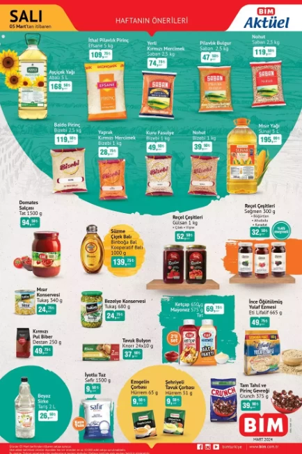 Ramazan öncesi market ihtiyacı olan yarın bime koşacak! 5-8 Mart BİM aktüel kataloğu yayımlandı - Resim : 2