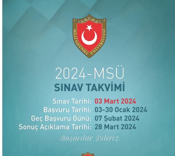 2024 Milli Savunma Üniversitesi Askeri Öğrenci Aday Belirleme sınavı sonuçları ne zaman açıklanacak?