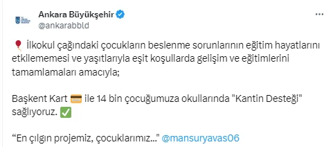 Ankara'da 14 bin öğrenciye karşılıksız destek! Tek kuruş ödemesi yok aylık 550 TL hesabınızda - Resim : 2