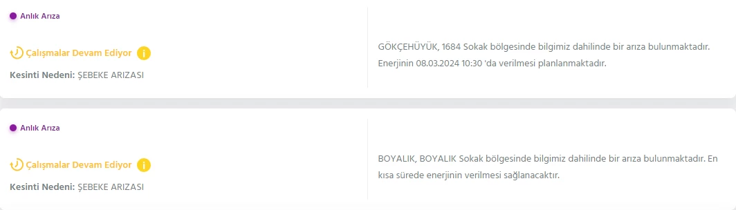 Çankaya Yenimahalle Sincan Keçiören Gölbaşı Etimesgut uyarı verildi saatlerce olmayacak! Pek çok semt siyaha bürünecek - Resim : 6