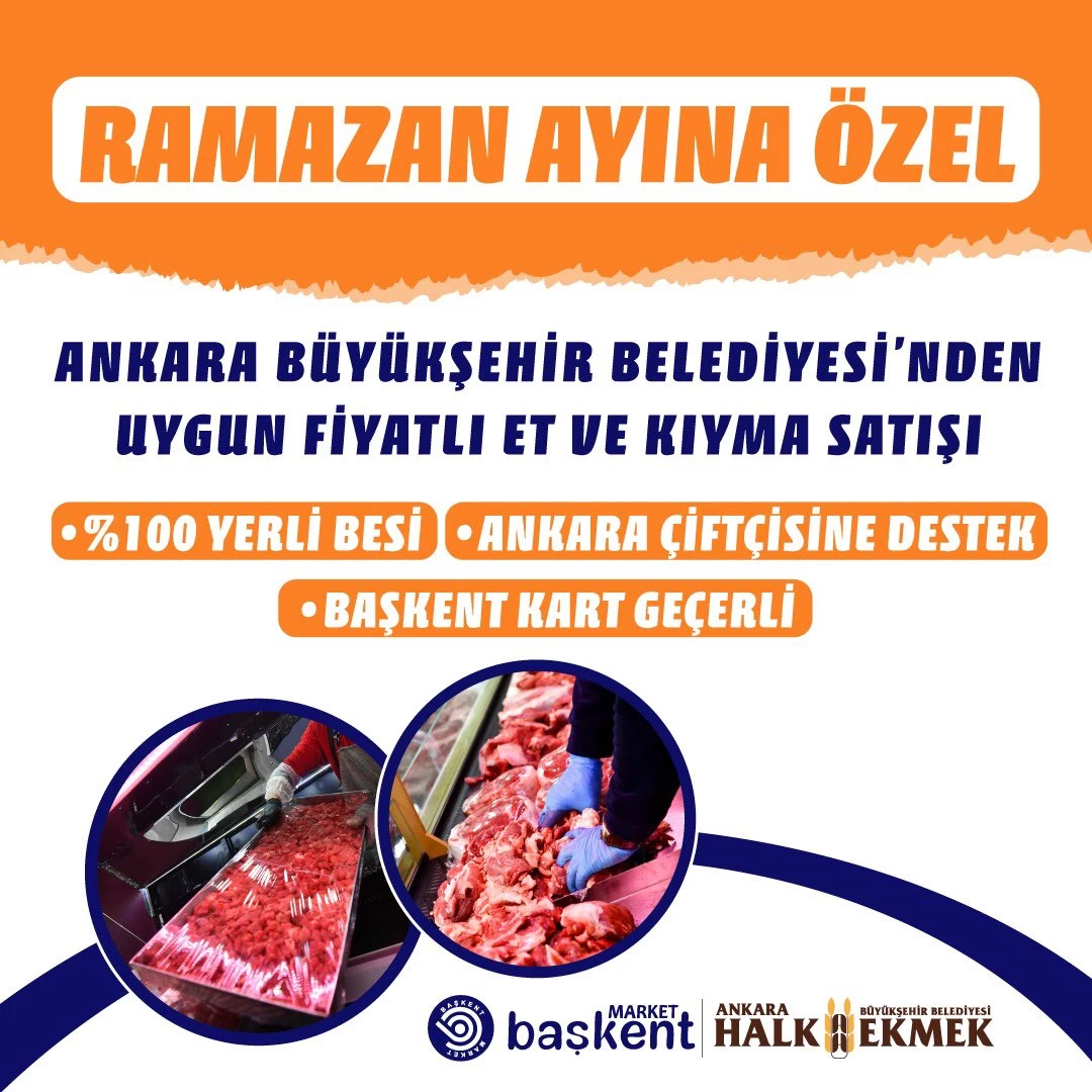 Milyonlarca Ankaralıya et ve kıyma müjdesi! Paranız cebinizde kalacak