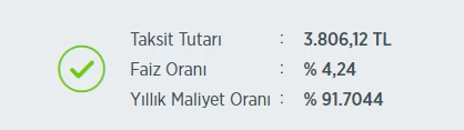 Acil nakit ihtiyacı olanlar buraya! Ziraat Bankası 50 bin TL ihtiyaç kredisi maliyet tablosu yayımlandı - Resim : 2