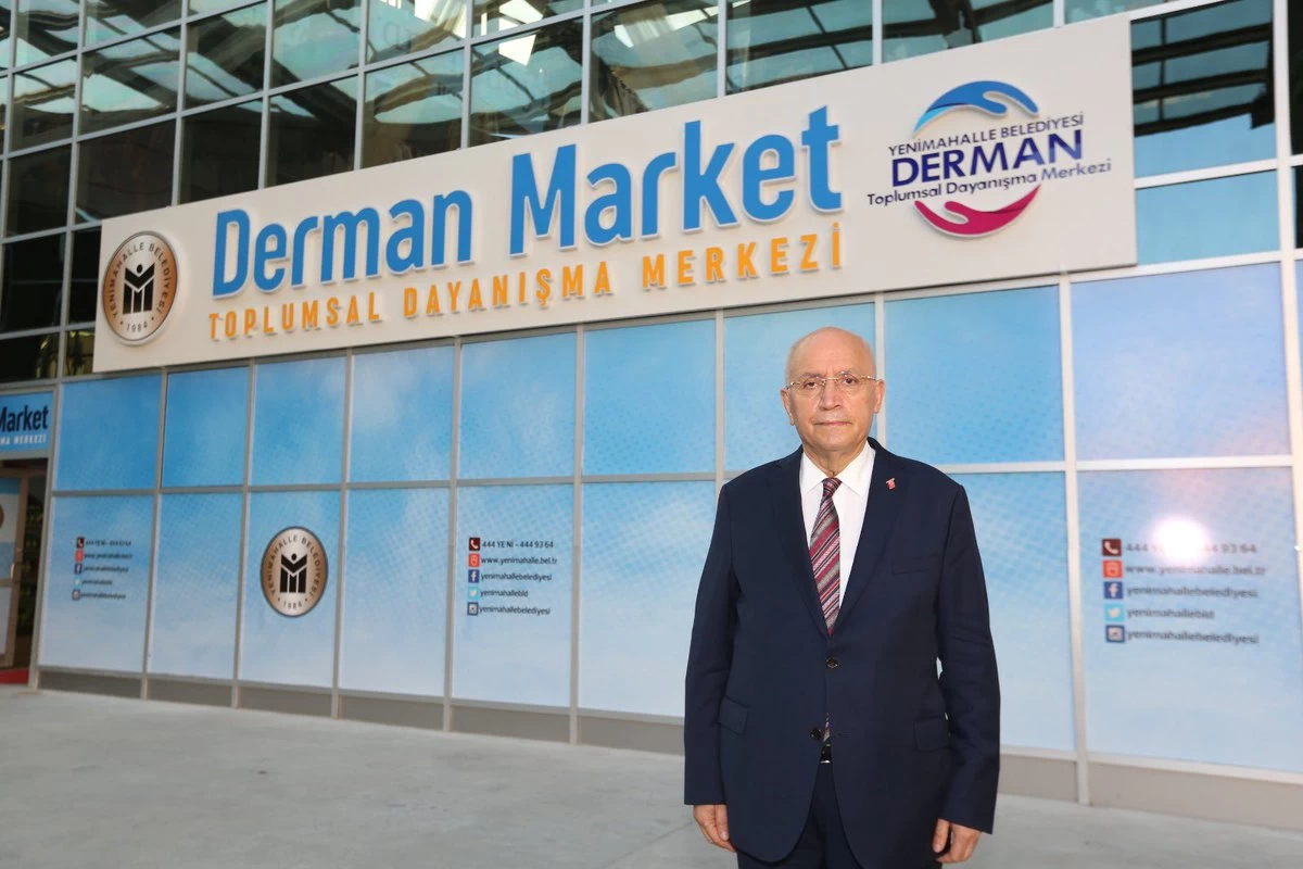 Yenimahalle Belediyesi Derman Market ile ihtiyaç sahiplerine ulaşıyor!