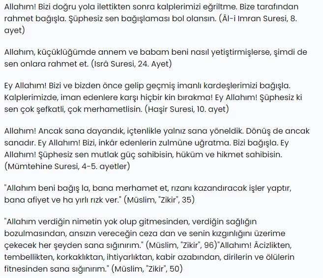 Ramazan ayında hangi dualar ve sureler okunur?