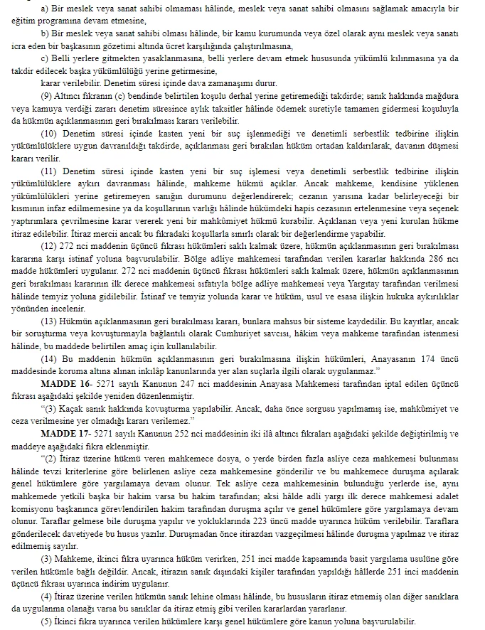 8. Yargı Paketi düzenlemesi yürürlüğe girdi mi? - Resim : 4