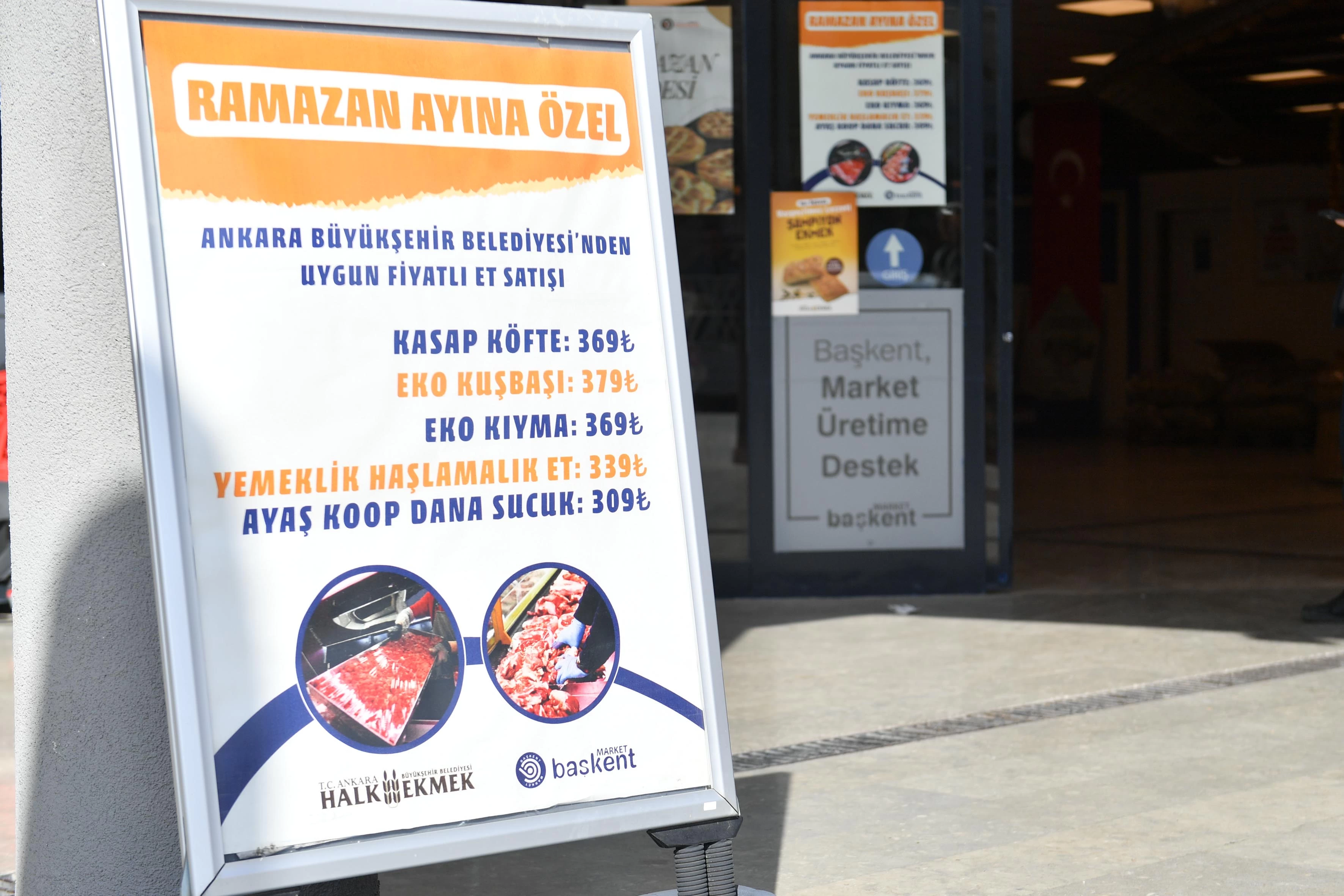 Başkent Marketler'de uygun fiyatlı et satışına vatandaşın ilgisi devam ediyor! - Resim : 2