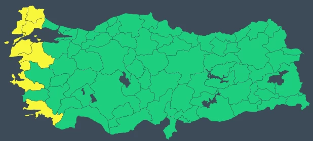 Sağanak yağışa karşı dikkat! Meteoroloji 7 il için sarı kodlu uyarı yayımladı