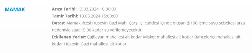 Gölbaşı Mamak Etimesgut uyarı saatler önce yapıldı! Saat 15.00'a kadar asla kullanamayacaksınız ekipler teyakkuzda - Resim : 3