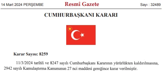 Cumhurbaşkanı Erdoğan onayladı! Akbelen’de 190 parselin kamulaştırılması kararını yürürlükten kaldırdı