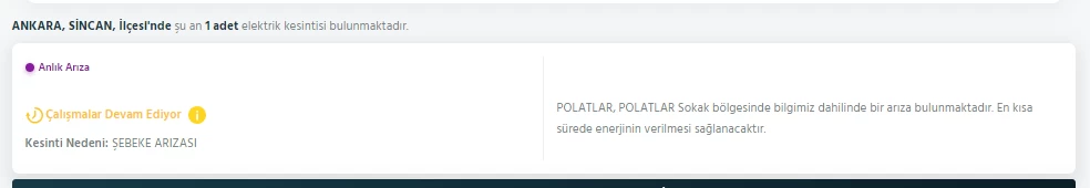 Çankaya Altındağ Sincan Keçiören! Bu ilçelerde kullanıma kapatıldı 24 saat sürebilir - Resim : 4