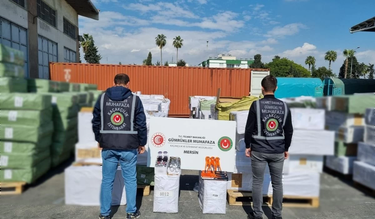 Ankara ve Mersin'de kaçakçılık operasyonunda 252 milyon lira değerinde kaçakçılığın önüne geçildi