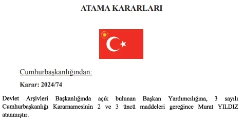 19 Mart tarihli Cumhurbaşkanlığı atama kararları Resmi Gazete'de yayımlandı!