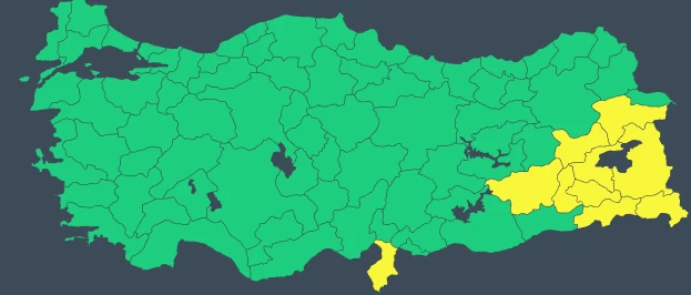 Meteoroloji'den 10 il için sarı kodlu uyarı geldi! Kar ve ya sağanak yağış bekleniyor