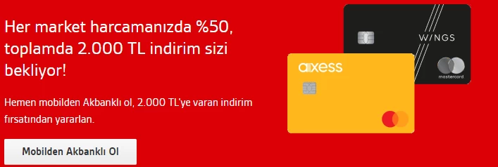 Son gün 31 Mart! Mobilden Akbanklı olan tüm müşteriler için tam 2000 TL hediye edilecek