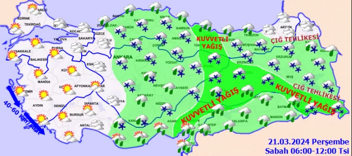 Meteoroloji 17 il için sarı kodlu uyarıyı yayımladı! Kuvvetli yağış resmen kapıda - Resim : 2