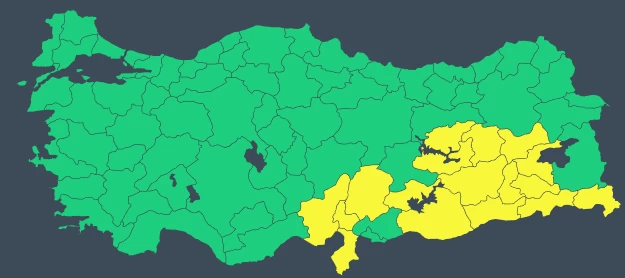 Meteoroloji 17 il için sarı kodlu uyarıyı yayımladı! Kuvvetli yağış resmen kapıda - Resim : 3