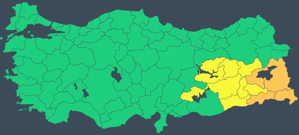 Sel ve çığ felaketine karşı dikkat! MGM 13 ilde sarı ve turuncu kodlu uyarı verdi