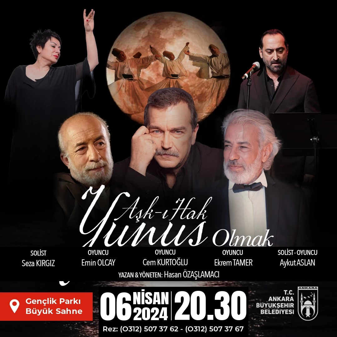 "Aşk-ı Hak ve Yunus Olmak" gösterisi Ankaralılar ile buluşacak