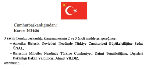 5 Nisan tarihli Cumhurbaşkanlığı atama kararları Resmi Gazete'de yayımlandı! - Resim : 12