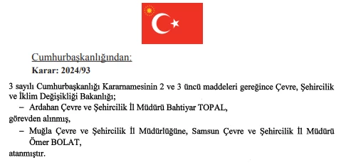 6 Nisan 2024 tarihli Cumhurbaşkanlığı atama kararnamesi Resmi Gazete'de yayımlandı! - Resim : 9
