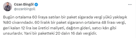 Tütün ürünlerine peş peşe gelen zamların ardından hesaplandı! Vergi uzmanı bir paket sigaranın vergisini duyurdu - Resim : 2