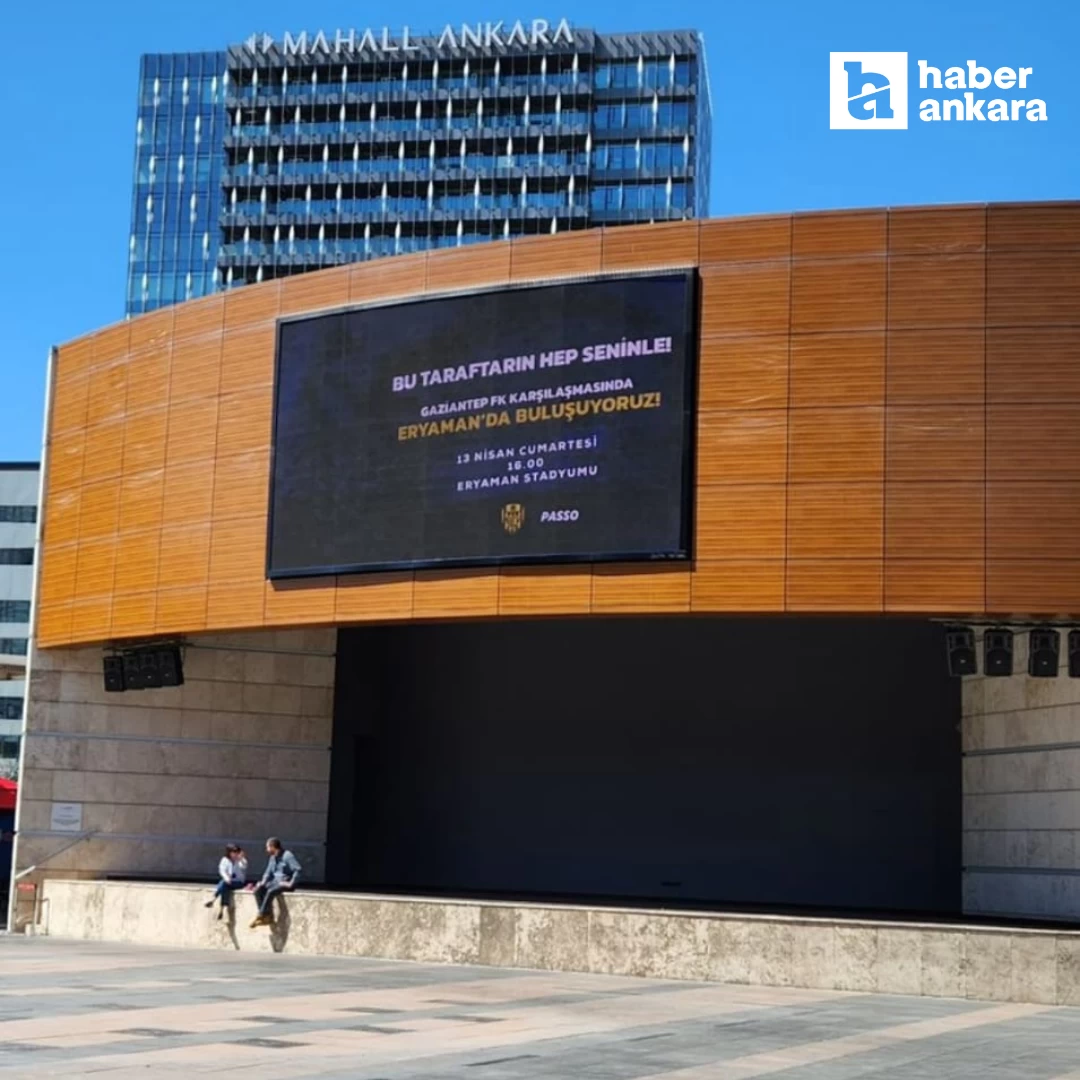 MKE Ankaragücü billboardlar yayınlayarak taraftarlarını Gaziantep FK maçına çağırdı - Resim : 3