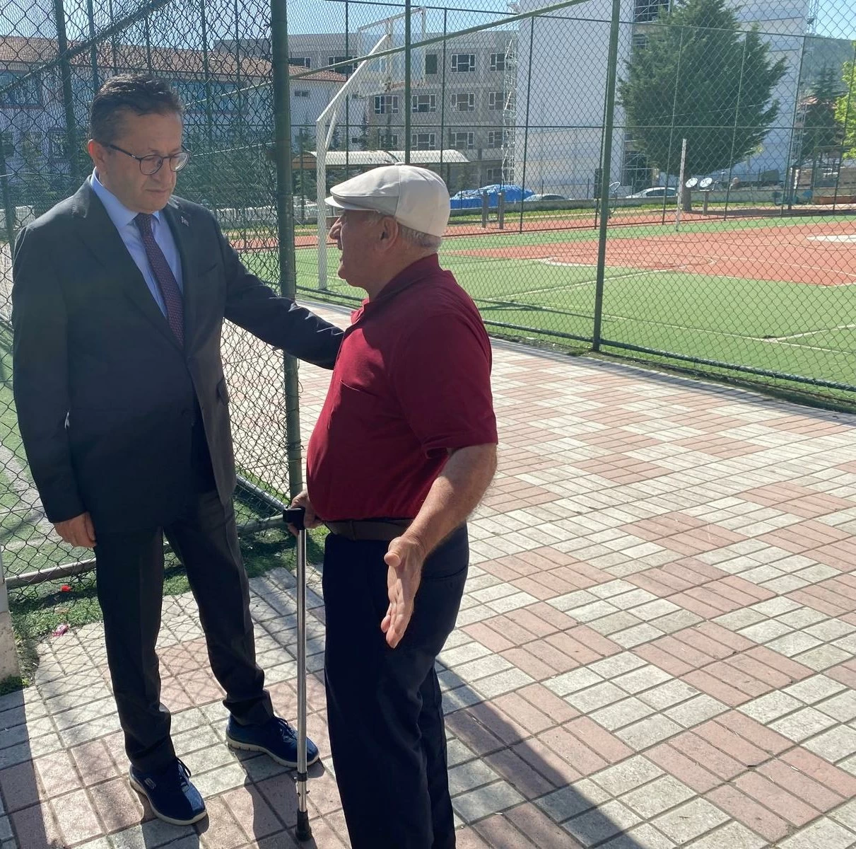 Altındağ Belediye Başkanı Veysel Tiryaki spor tesisi ve mesire alanlarında incelemelerde bulundu