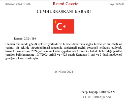 Cumhurbaşkanı Erdoğan gece yarısı imzaladı! 36 bin kişiye yeni istihdam kapısı aralandı
