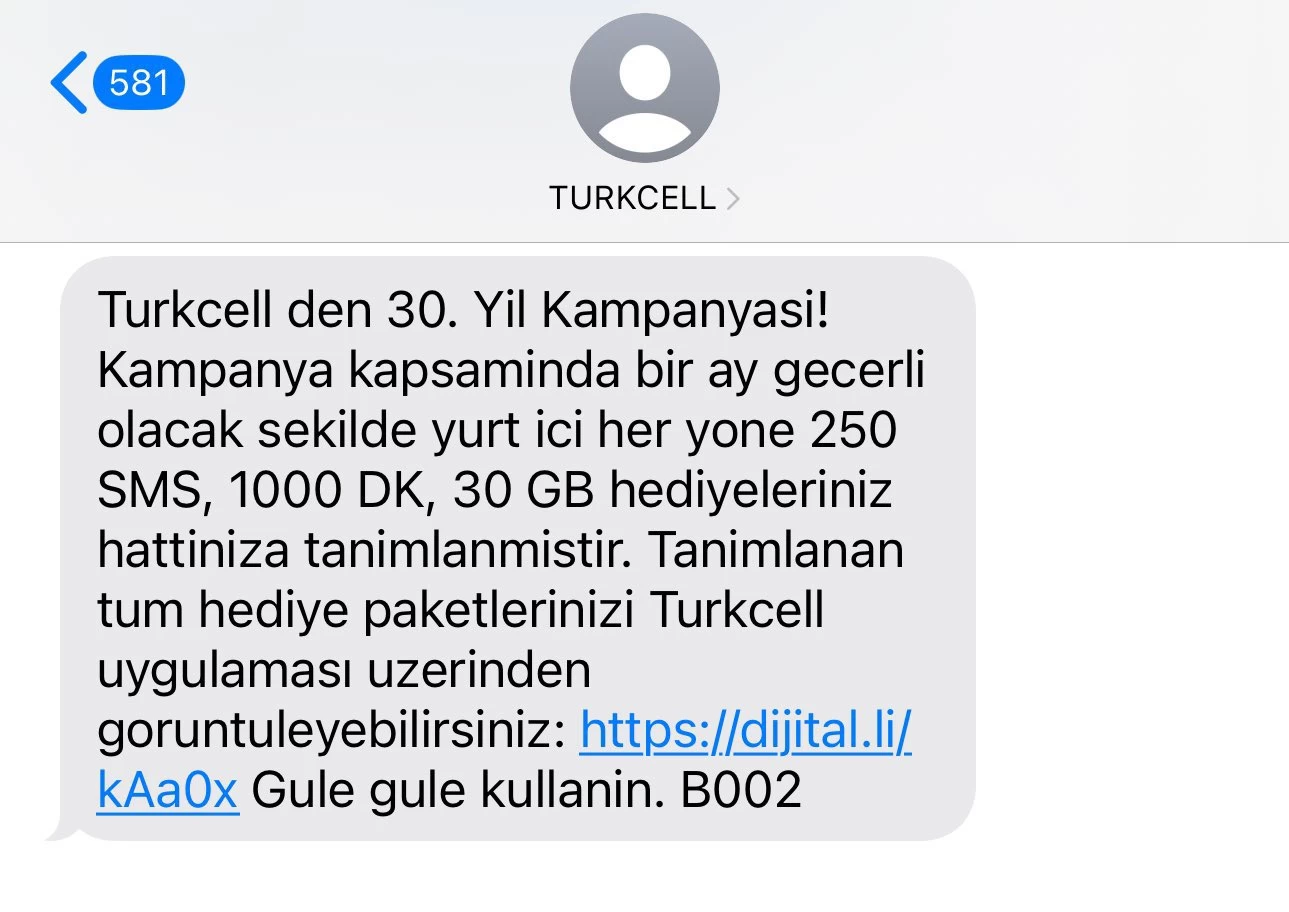 Turkcell 30. Yıl Hediyesi nasıl alınır, Turkcell ikiye katla nasıl yapılır?