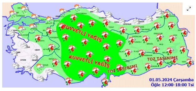 Ankara'da kıyamet kopacak! 28 il için sarı kod geçildi şiddetli yağış etkili olacak