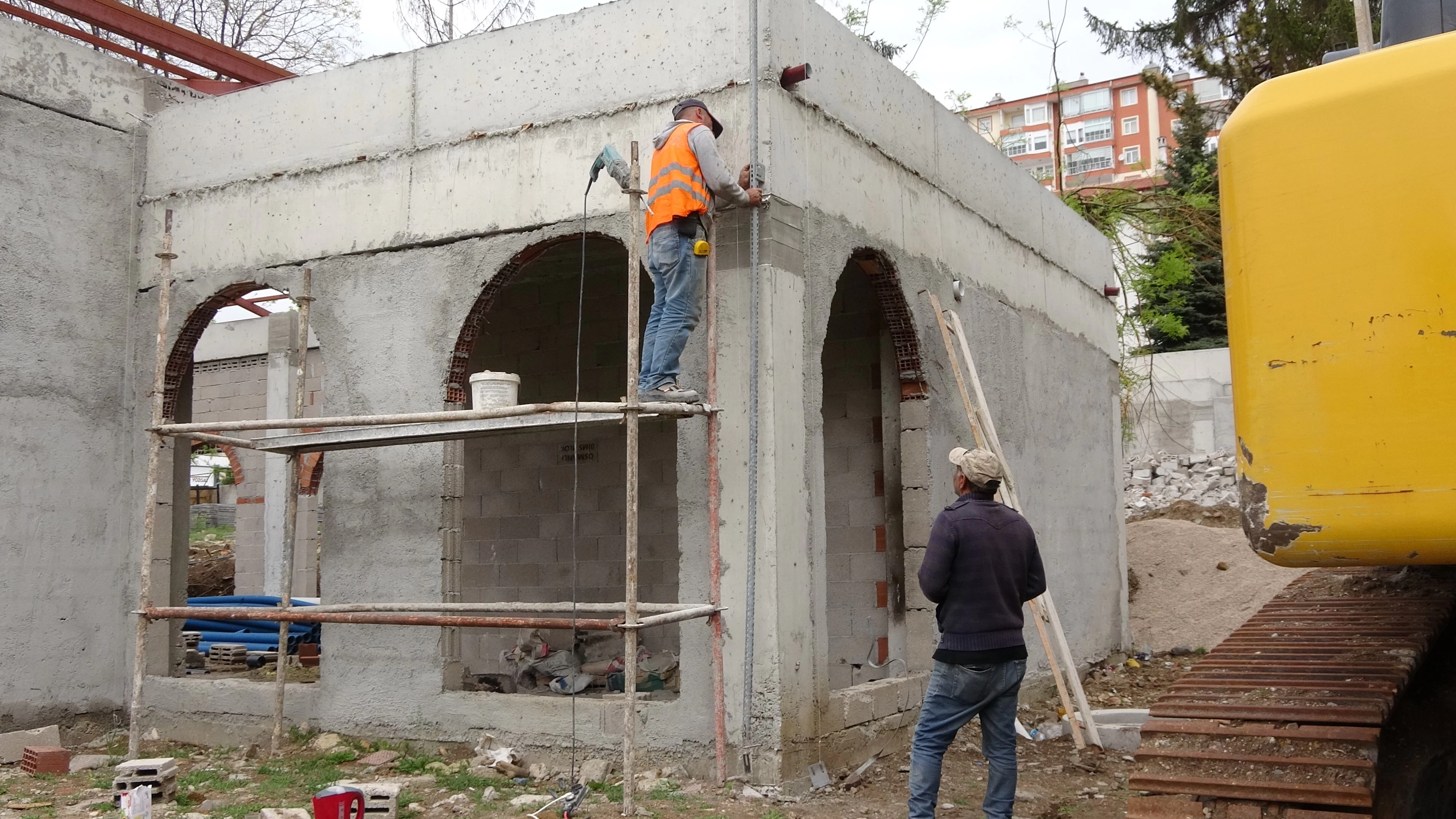 Yozgat'ta temizlik ve inşaat işçileri 1 Mayıs'ı çalışarak geçirdi