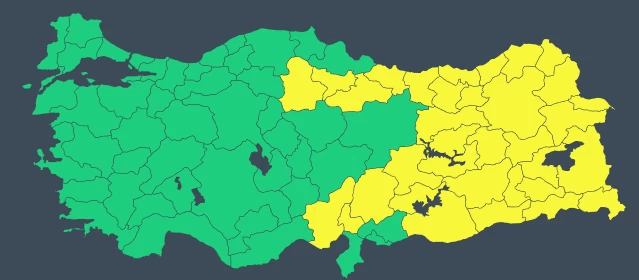 MGM'den 34 il için meteorolojik uyarı geldi! Gök gürültülü sağanak yağış bekleniyor