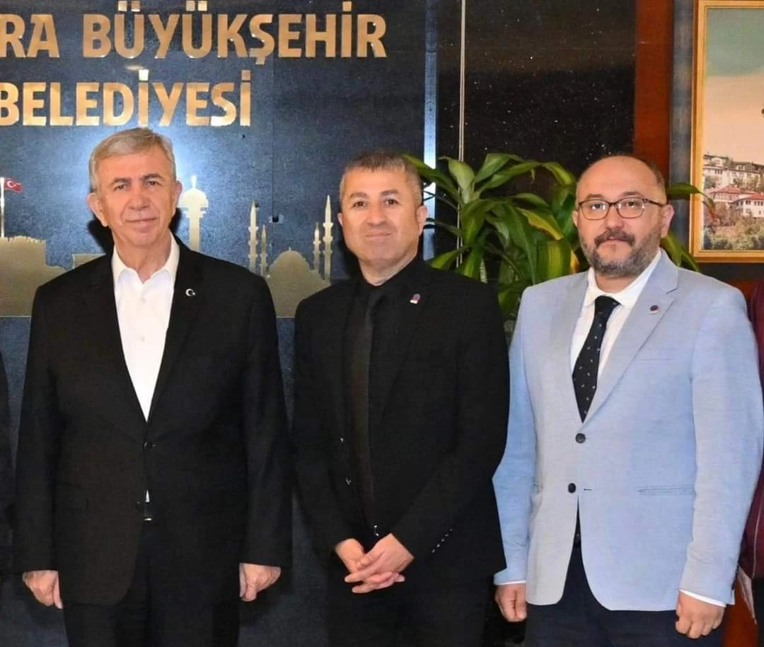 TSYD Ankara Şubesinden Mansur Yavaş’a hayırlı olsun ziyareti gerçekleştirildi