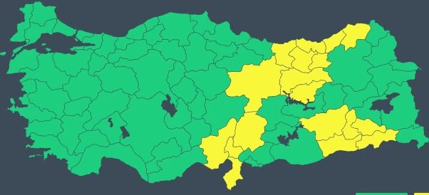 O saate kadar devam edecek! Meteoroloji'den 18 il için sarı kodlu uyarı duyuruldu