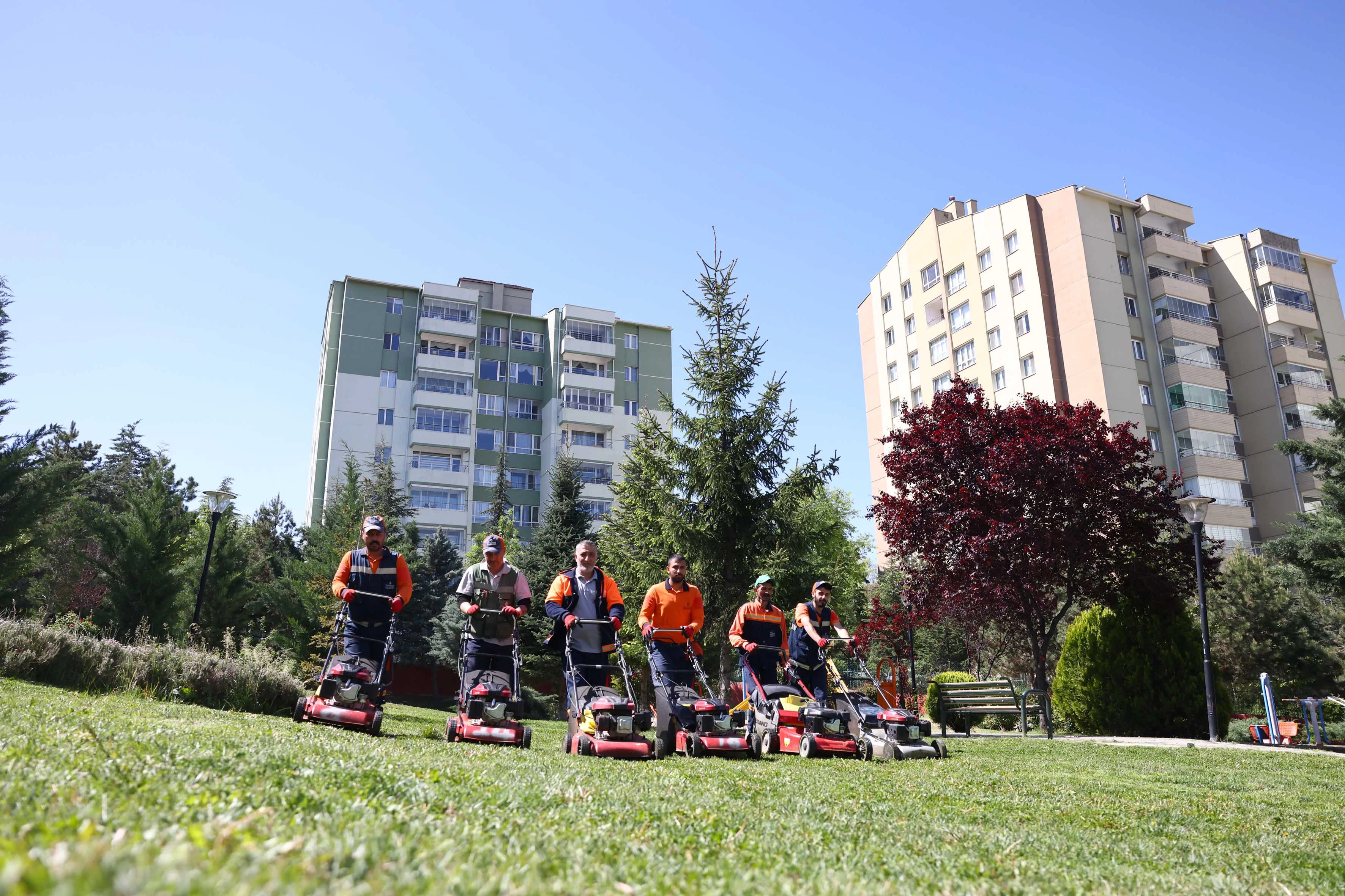 Çankaya Belediyesi ilçedeki parklarda kapsamlı bir temizlik çalışması başlattı - Resim : 2