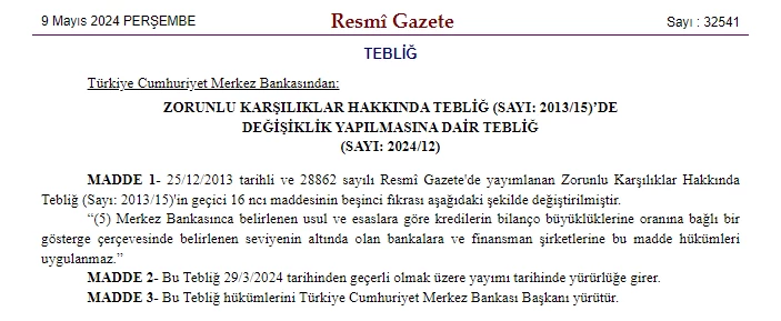 TCMB duyurdu! Menkul kıymet tesisine ilişkin düzenleme yürürlükten kaldırıldı