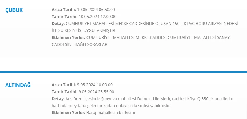 Ankara'nın Bala Beypazarı Çubuk Altındağ ilçesinde yaşayanlar! 10 Mayıs tarihi ile duyuru yapıldı - Resim : 2