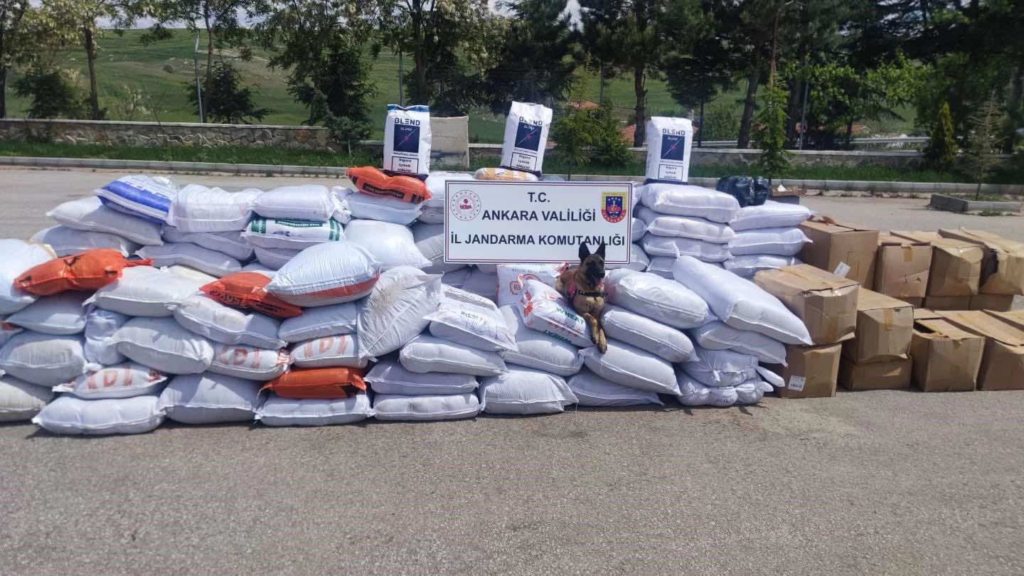 Ankara’da 10 milyon TL değerinde kaçak tütün operasyonu