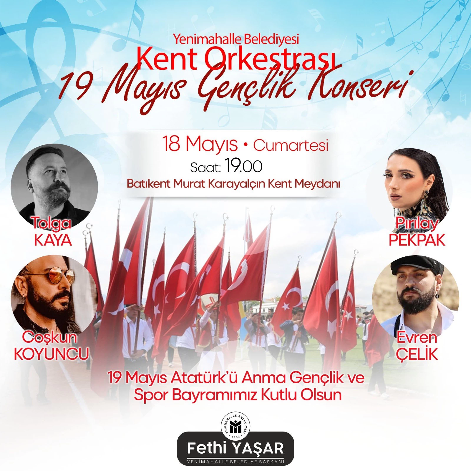 Yenimahalle Belediyesi Kent Orkestrası 19 Mayıs için konser düzenleyecek