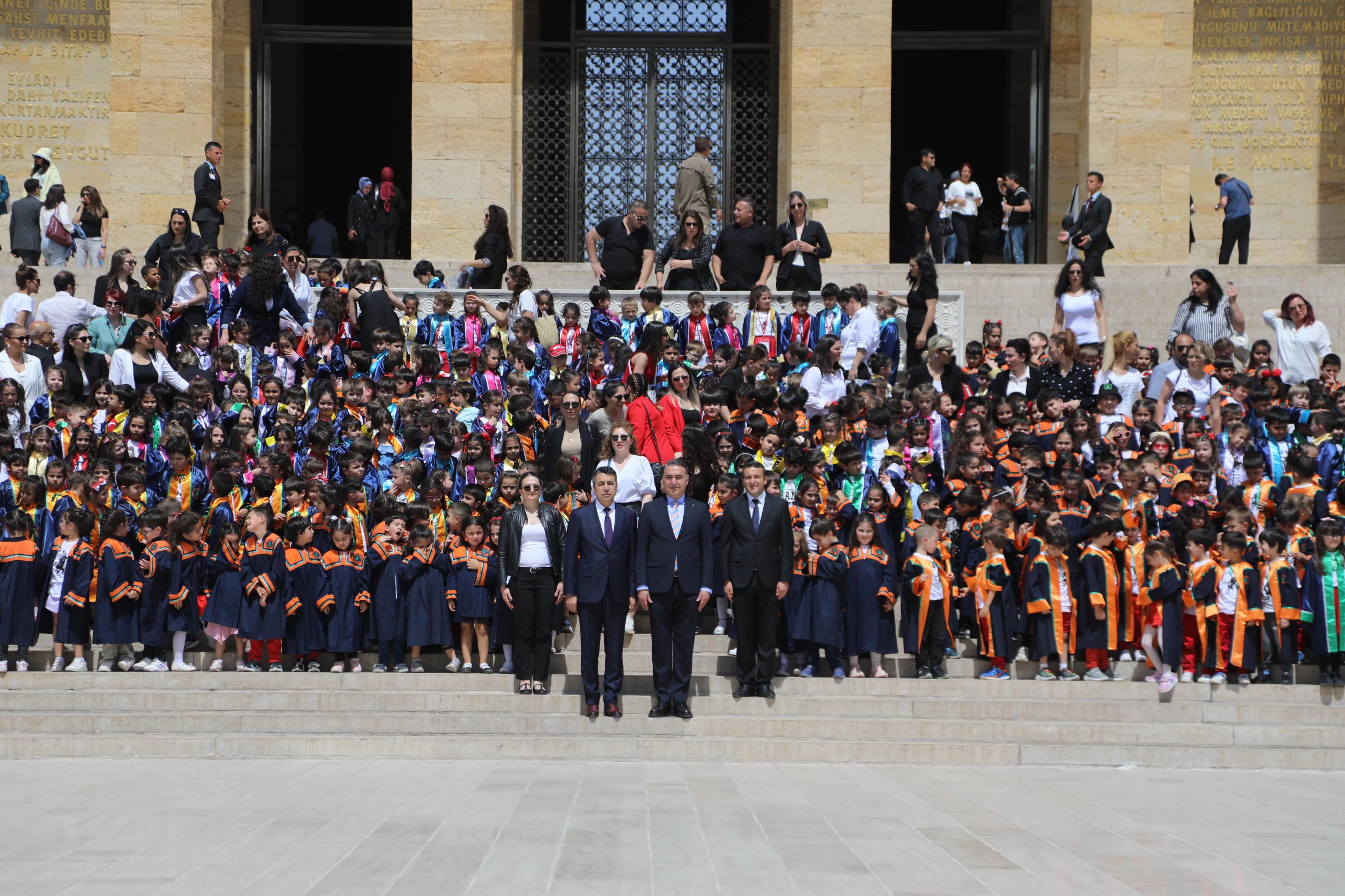 Çankaya Belediyesi Gündüz Bakımevleri öğrencileri Anıtkabir’i ziyaret etti