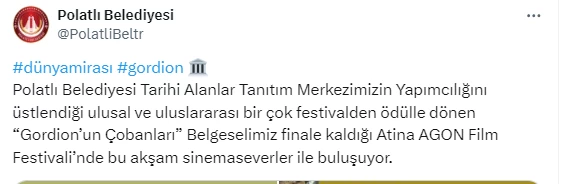 Polatlı Belediyesi Gordion’un Çobanları belgeselinin Atina'da yayınlanacağını duyurdu - Resim : 3