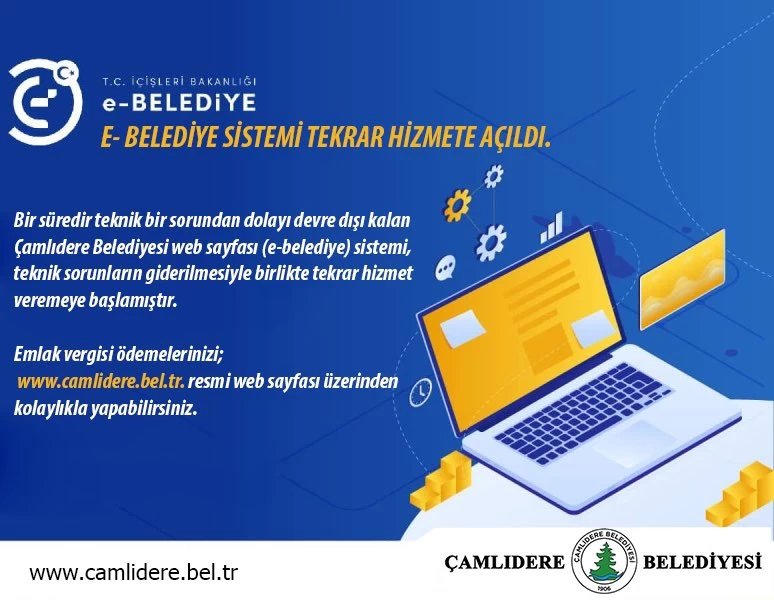 Çamlıdere Belediyesinden vatandaşlara Emlak vergisi ödemesi çağrısı