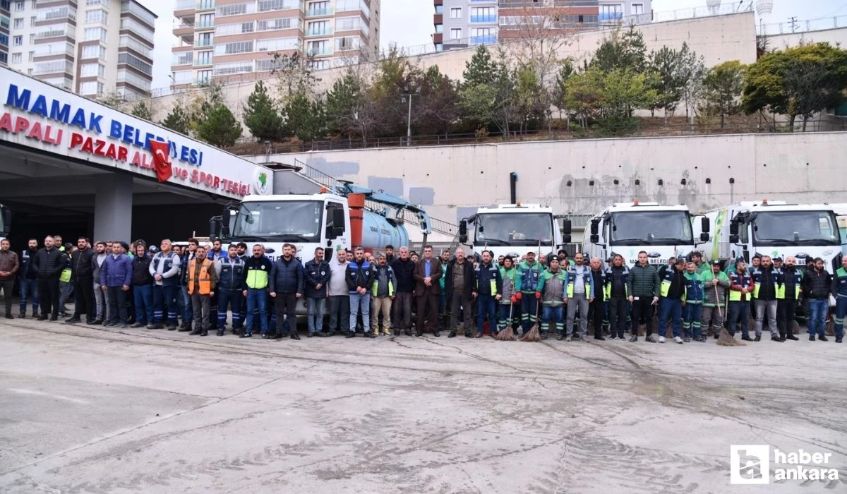 Mamak Belediyesi ekipleri temiz bir ilçe için çalışmalarını sürdürüyor