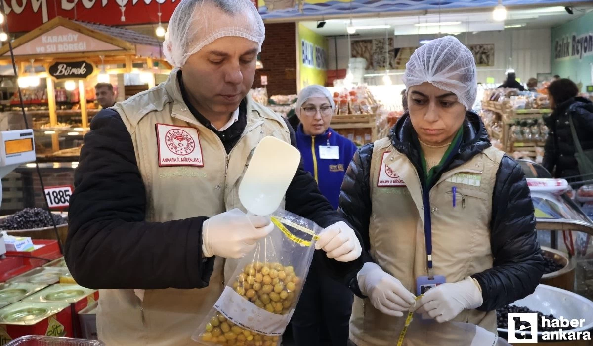 Ankara'da zeytin ve zeytinyağına yönelik denetimler sıklaştı!