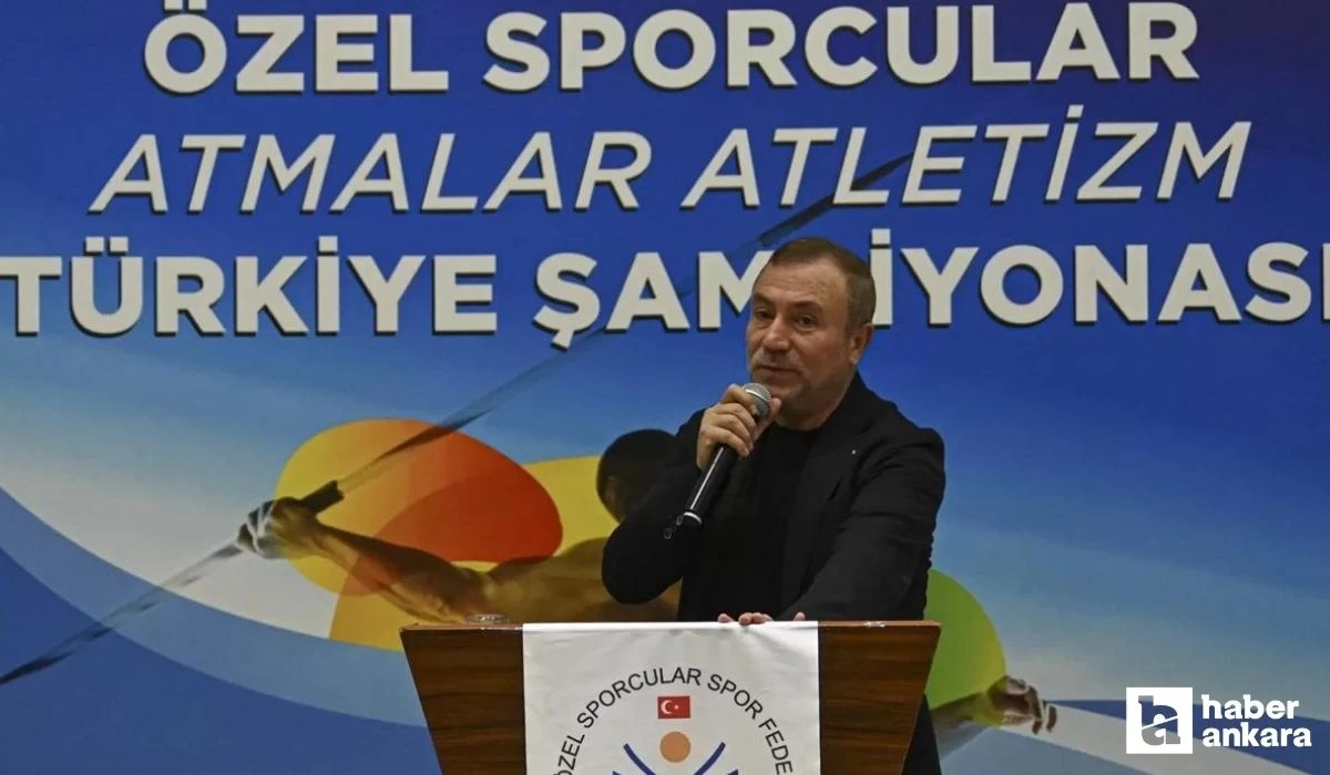 Ankara'da Özel Sporcular Atmalar Atletizm Türkiye Şampiyonası gerçekleştirildi