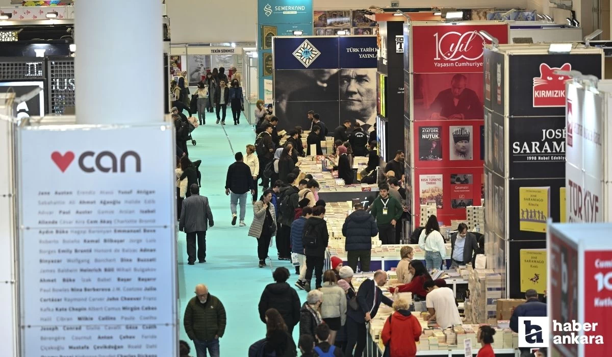 19. Ankara Kitap Fuarı bugün açıldı!