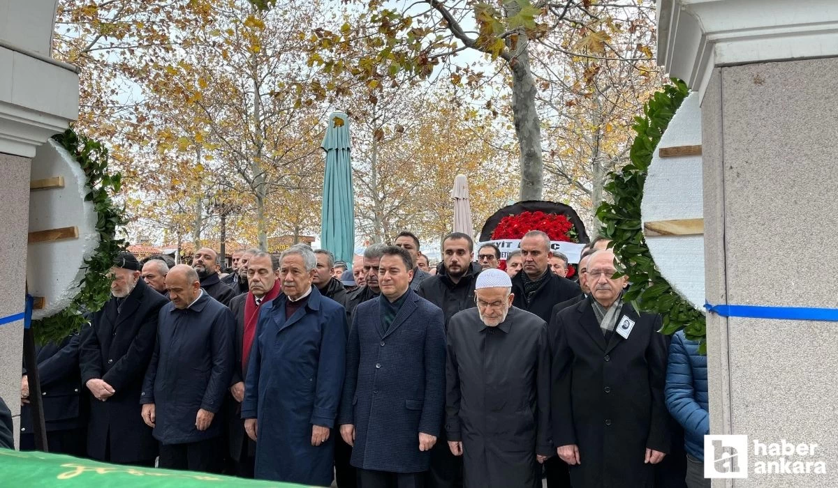 Deva Partisi lideri Babacan’ın annesi Ankara'da son yolculuğuna uğurlandı!